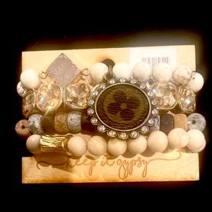 New! ‘Keep it Gypsy’ set of bracelets selling at whole price! Retails $54